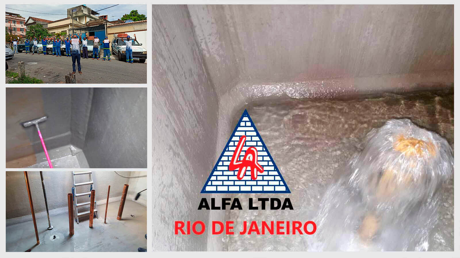 Impermeabilizar uma caixa d’água no Rio de Janeiro